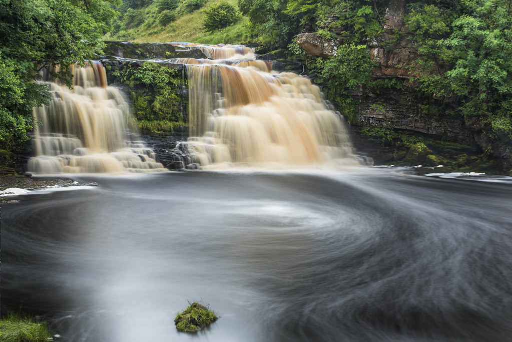 Outdoor waterfall